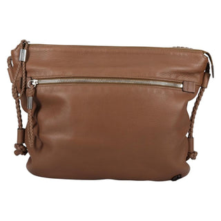 Gucci Braided Strap Zip Messenger Leather