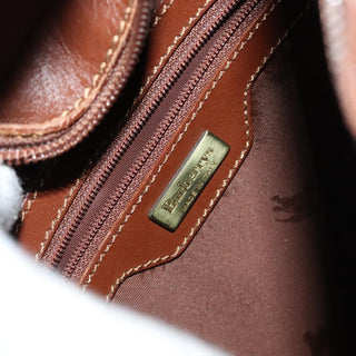 Burberry Shoulder Bag Haymarket Coated Canvas