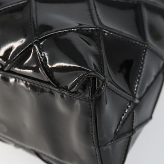 Chanel Vintage CC Lock Flap Shoulder Bag Quilted Patent