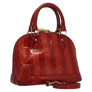 Louis Vuitton Alma Handbag Limited Edition Monogram Vernis Rayures