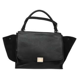 Celine Trapeze Bag Leather with Suede