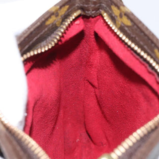 Louis Vuitton Partition Wristlet Clutch Monogram Canvas