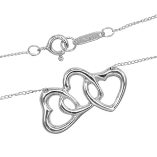 Tiffany & Co. Triple Heart Pendant Necklace Sterling Silver