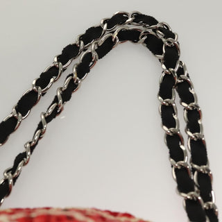 Chanel Just Mademoiselle Bag Woven Stitch Patent