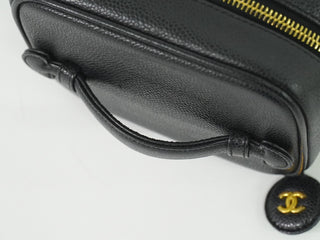 Chanel Vintage Timeless Cosmetic Case Caviar