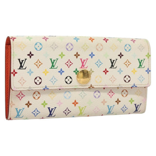 Louis Vuitton Vintage Sarah Wallet Monogram Canvas Multicolor