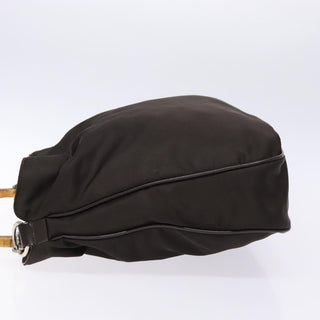 Gucci Vintage Bamboo Shoulder Bag Nylon