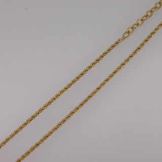 Christian Dior CD Pendant Necklace Metal and Crystals