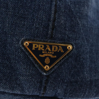 Prada Canapa Convertible Tote Denim