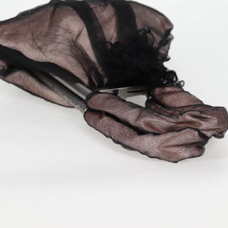 Chanel Drawstring Bucket Bag Chevron Patchwork Canvas