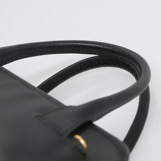 Celine Circle Logo Handbag Leather