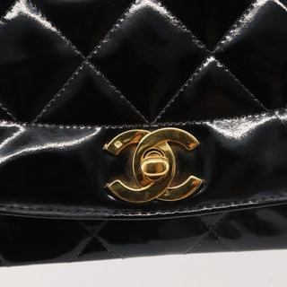 Chanel Vintage Diana Flap Bag Quilted Patent