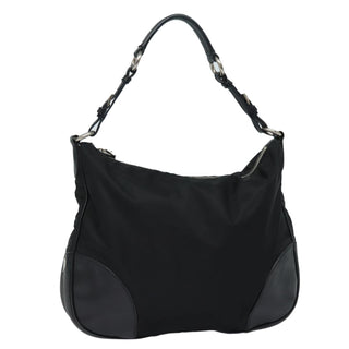 Prada Zip Hobo Tessuto with Leather