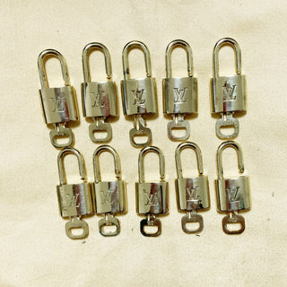 Louis Vuitton Cadenas Bag Charm Gold-plated