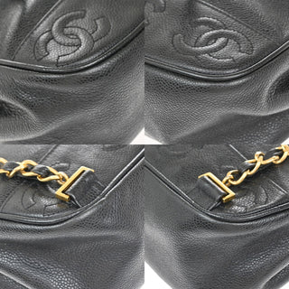 Chanel Vintage Triple Stitched CC Flap Backpack Caviar