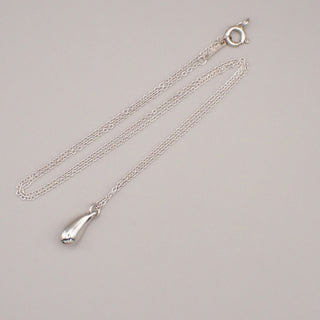 Tiffany & Co. Elsa Peretti Teardrop Necklace Silver 925