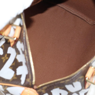 Louis Vuitton Speedy Handbag Limited Edition Monogram Graffiti