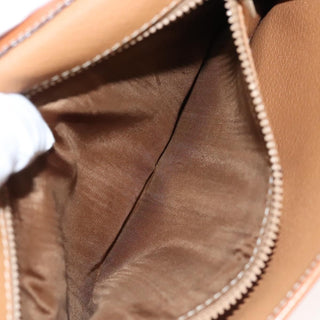 Celine Vintage Macadam Shoulder Bag Canvas and Leather