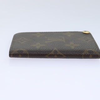 Louis Vuitton Porte Cartes Pression Card Case Monogram Canvas