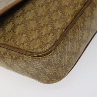 Celine Vintage Macadam Shoulder Bag Canvas