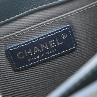 Chanel Filigree Flap Bag Calfskin Leather