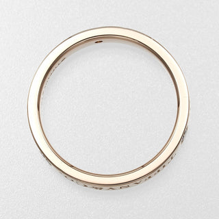 Tiffany & Co. Flat Ring K18 Pink Gold / 3P Diamond