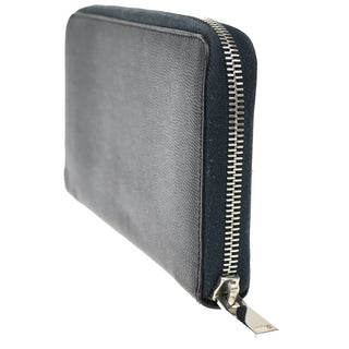 Saint Laurent Classic Zip Around Organizer Wallet Leather