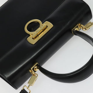 Salvatore Ferragamo Gancini Convertible Top Handle Bag Leather