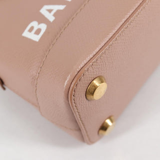 Balenciaga Logo Ville Bag Leather