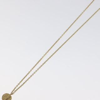 Christian Dior CD Pendant Necklace Gold-plated