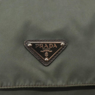 Prada Double Buckle Flap Messenger Bag Tessuto