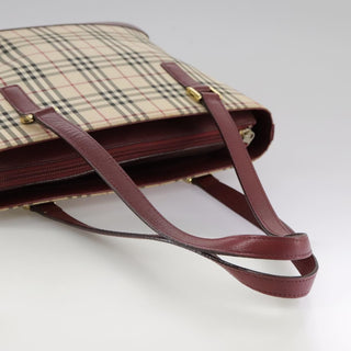 Burberry Nova Check Tote canvas check pattern