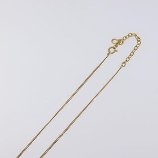 Christian Dior CD Pendant Necklace Gold-plated