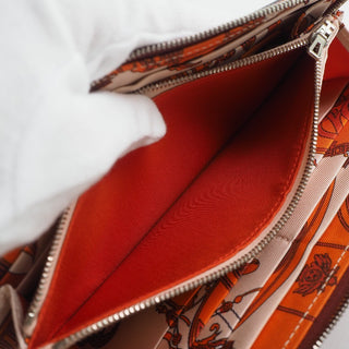 Hermes Azap Zip Around Wallet Silk'in Epsom