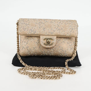 Chanel Mineral Nights Shoulder Bag Strass Embellished Leather