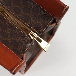 Celine Vintage Macadam Shoulder Bag Leather