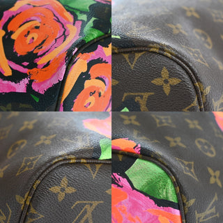 Louis Vuitton Neverfull Tote Limited Edition Monogram Roses