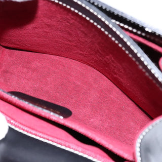 Salvatore Ferragamo Gancini Convertible Top Handle Bag Leather