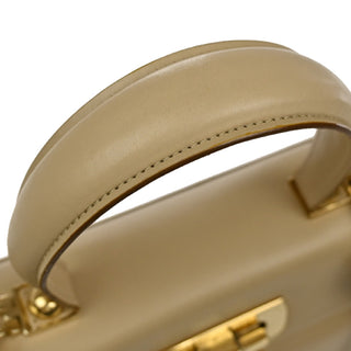 Salvatore Ferragamo Convertible Top Handle Bag Leather