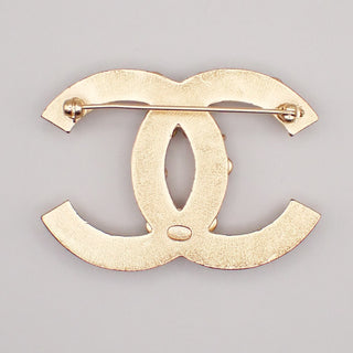 Chanel CC Brooch Gripoix and Metal