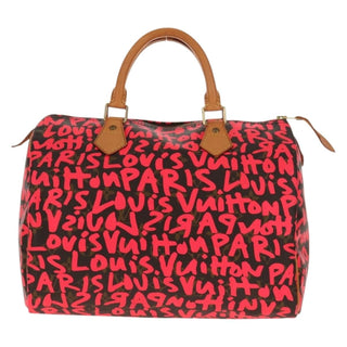 Louis Vuitton Speedy Handbag Limited Edition Monogram Graffiti
