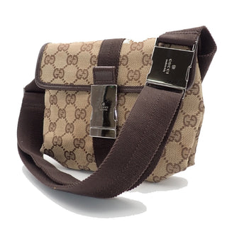 Gucci Buckle Belt Bag GG Canvas