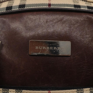 Burberry Nova Check Bowling Bag Canvas