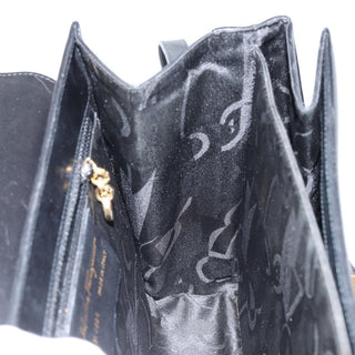 Salvatore Ferragamo Gancini Convertible Top Handle Bag Leather