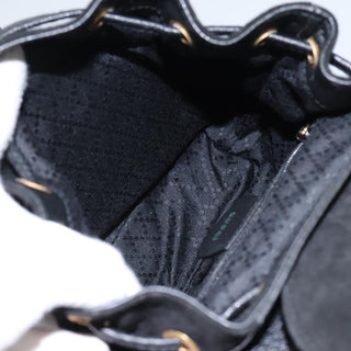 Gucci Vintage Bamboo Backpack Suede