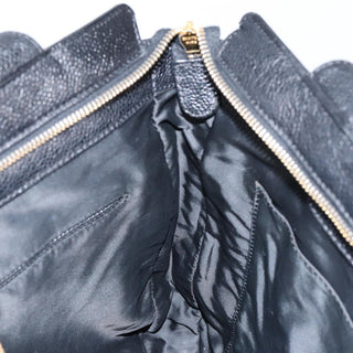 Chanel Vintage Logo Tote Caviar