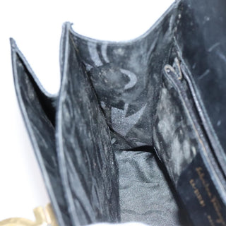 Salvatore Ferragamo Gancini Convertible Top Handle Bag Leather