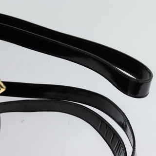 Salvatore Ferragamo Gancini Flap Drawstring Backpack Patent leather