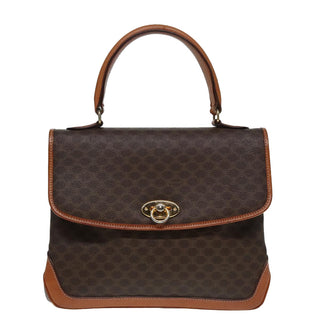 Celine Triomphe vintage handbag Macadam canvas