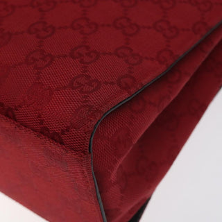 Gucci Vintage Bamboo Handle Tote Canvas